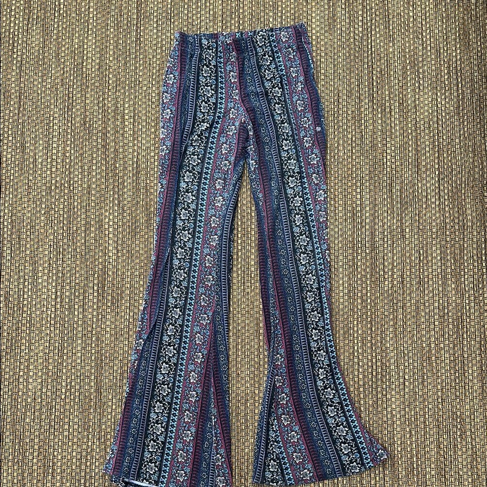 Bohemian Flare Pants - Multicolor